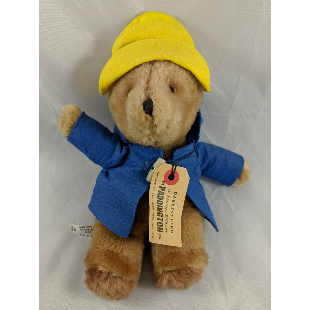 Eden Paddington Bear Plush 9 Inch Stuffed Animal Toy‎ #2